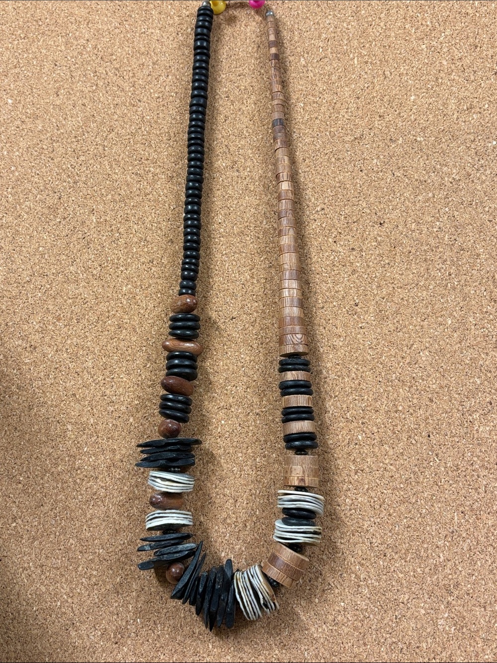 1980 Vintage wooden necklace